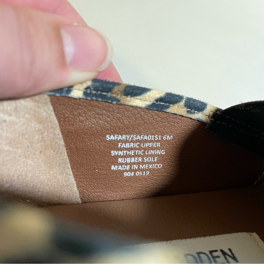 Steve Madden Leopard Cheetah Print Slip On Loafer… - image 7